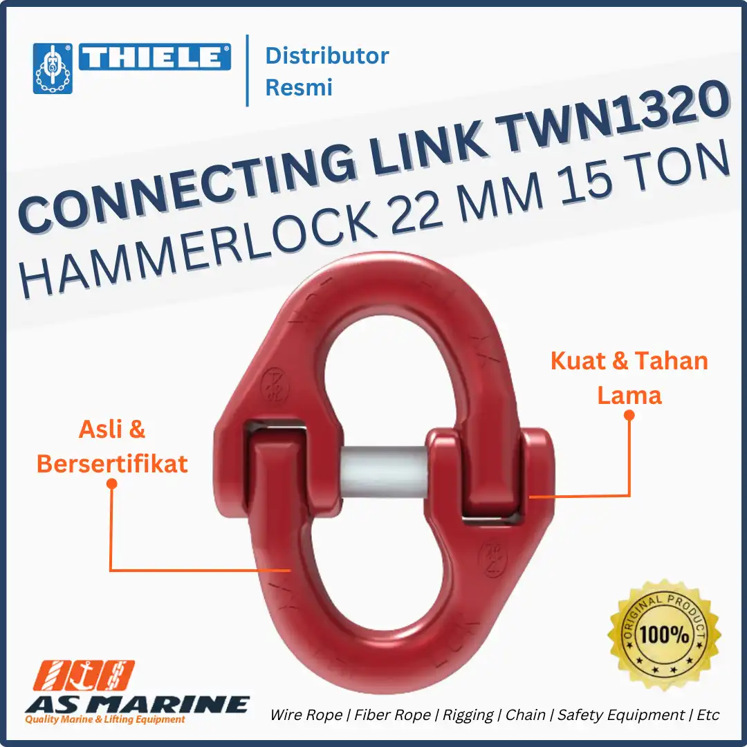 THIELE Connecting Link / Hammerlock TWN 1320 22 mm 15 Ton